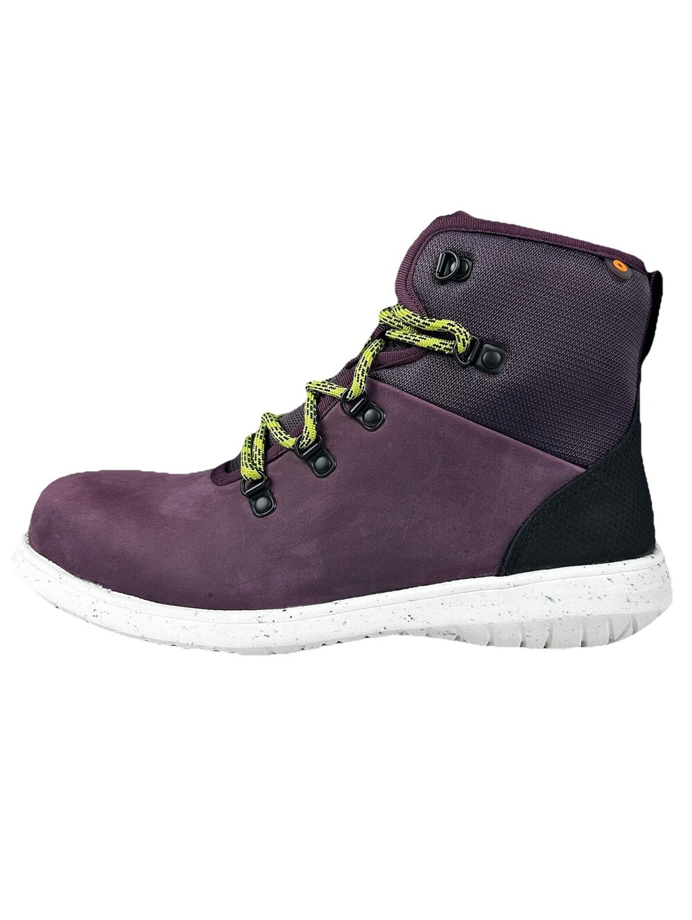 BOGS Women's Cypress Lace ST Plum Comp Toe Waterproof Work Boots Size 8.5 New